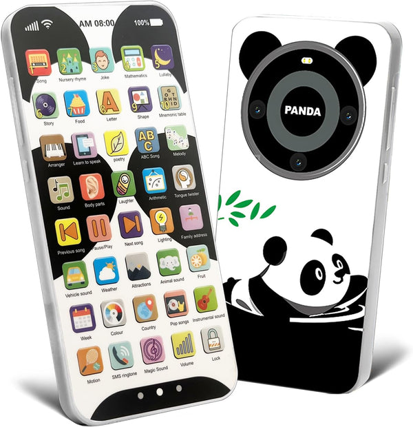 Uibyt Kids Phone with 10,000+ Educational Content, Rechargeable Toddler Learning Phone with Music