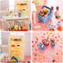 164pcs 4 Miniature Supermarket Shelves Furniture Model Layers Shelf Display Rack Doll House Accessory Storage Bookshelf
