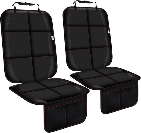 Gowhalle Car Seat Protector, Non-Slip Rubber Padded Backing Seat Protector for Child Seats,