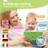 5-Language 1-3 1 2 3 hahaland Learning Tablet for Toddlers New Version Educational Toy with Sounds & Speech Therapy