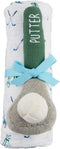 Mud Pie Children's Boy Golf Swaddle and Rattle
