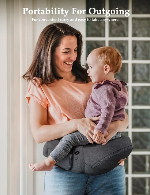 44lb, Pack besrey Baby Hip Carrier, Adjustable Waist Belt Carrier, Ergonomic M Position Baby Hip Seat Carrie, Up