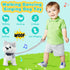 Marsjoy Husky Walking Dog Toy for Girls Barking Puppy with Control Leash, Realistic Wagging Tail Robot Interactive