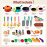 3-5, Sets 5 3 4 5 Lonico Pretend Play Kitchen Accessories for Toddlers Play Food for Kids Kitchen Toys with Pots