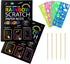 Eommmgl Scratch Art Paper for 4-12 Kids2 Pack Rainbow Notebooks Best Arts and