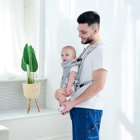 Cozy 4-in-1 Backpack 7-45 IULONEE Baby Carrier, Embrace Infant Carrier Ergonomic Adjustable Holder Portable Convertible