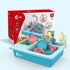 CUTE STONE Color Changing Kitchen Sink Toys, Electric Dishwasher Playing Toy with Running Water, Upgraded Faucet System