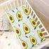 Set, Mattress#239 Fitted Crib Sheets for Boys Girls, Soft Breathable Comfortable Cartoon Avocado Baby Sheet Crib Sheets