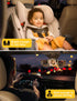 Baby Car Mirror With Light - Rechargeable 2000mA Rear Facing Hook Clip Design for Crystal Clear View