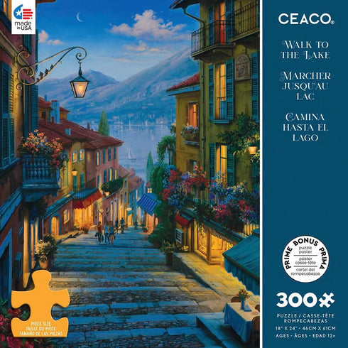Ceaco - Walk to The Lake - 300 Oversized Piece Jigsaw Puzzle