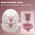 Kearnybo Momcozy M9 4pcs 8pcs 4pcs Replacement Parts Kit for Wearable Breast Pump Includes Breastmilk Container