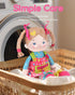 Doll(16''), 2-Year-Old LeyaDoll Educational Soft Baby Learning Sensory Doll for Toddlers, Montessori Toys for Girls