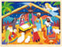 Wooden Nativity Puzzle for Kids Ages 3-5 - 24 Piece Christmas Jigsaw Puzzle with Tray for Toddlers