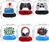6 PCS Video Game Honeycomb Table Centerpiece Game On Controllers GamePad Table Toppers Centerpieces Decro for Game Theme Baby Shower Kids Boys Girls Birthday Party Table Decorations Supplies