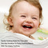 COLOTTE (3 Teething Roller All Natural for Babies, Natural Gum Relief with Chamomile & Rose Oil, Gentle Massage