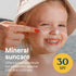 30, 2.6 Oz ATTITUDE Mineral Sunscreen for Baby and Kids with Sensitive Skin, EWG Verified, Broad Spectrum UVA/UVB