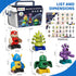 3-5 5-7 Set 3-8 MSKOLER Magnet Robot Toys for Kids - Magnetism Stacking Transform Boys Toys for Ages with Storage Box
