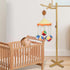 Floor Standing Wooden Baby Crib Mobile Arm Natural Wooden Mobile Stand for Crib,Wood Crib Arm with Bird Design