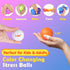 50 Pack (1.8") Stress Balls Bulk for Kids and Adults: Mini Squishy Ball for Stress Reduce - Color Changing Sensory Ball