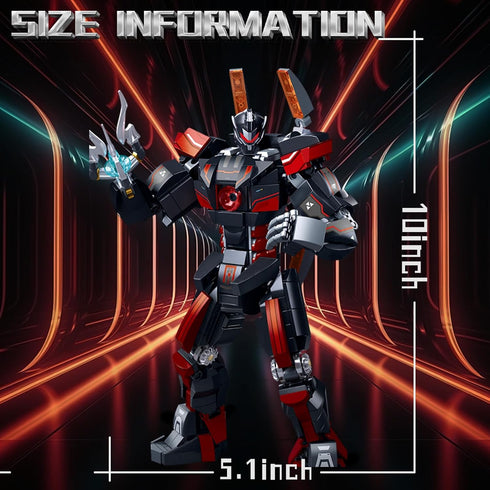 Set, 8+ Set, 585 Sluban Mech Building Samurai Building Toy for Adults, Robot Figure Toys Gifts for Age Kids and Adults