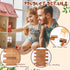 200 Pcs Miniature Dollhouse Flooring, Wooden Dollhouse Floor Boards for 1:12 Scale Accessories