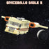 Nubee Spaceballs Eagle 5 Building Set, Space Movie Car Moc Model with Cockpit and Secret Hyper-Jets, Gift for Kids 8+