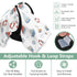 Mazeann Sailboats Cartoon Nautical Car Seat Cover Baby Breathable Soft Infant Carseat Covers Canopies Babies Carrier