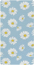 decor gift Denmark Oxeye Daisy Powder Blue Crib Sheets for Baby Boys Girls Cotton