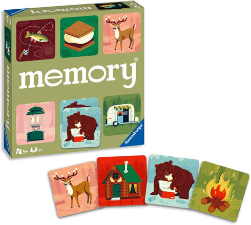 Ravensburger Great Outdoors Memory Game | Fun Camping Matching Game for Boys & Girls Ages 3+ | Builds Memory Skills -