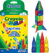 CreateOn Crayola Mini Magnetic PIP-Tiles, 42-Piece Building Set for Kids, STEM Travel Toys for Ages 3+