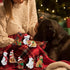 8Pcs Christmas Dog Figurines Playset - Realistic Detailed Dog Decorations for Christmas Birthday Gift Cake Toppers