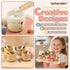 Set 3-5 2 3 4 5 6 Beberolen Tea Party for Toddlers Girls Boy Birthday Gift Pretend Play Food Wooden Picnic Outdoor Toys