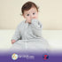 1.5 2-Pack Set, 3-6 95% 5% PuppyPaws Baby Sleep Sack TOG Transitional Swaddle with Arms Up Length Sleeves and Mitten
