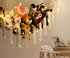 Hammock Hammock Stuffed Animal Corner with LED Light - Toy Storage Plushie Net Large - Cute Stuff Animals Holder