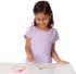 Melissa & Doug Created by Me! Flower Wooden Magnets Craft Kit - 4 Designs, 4 Paints, Stickers, Glitter Glue