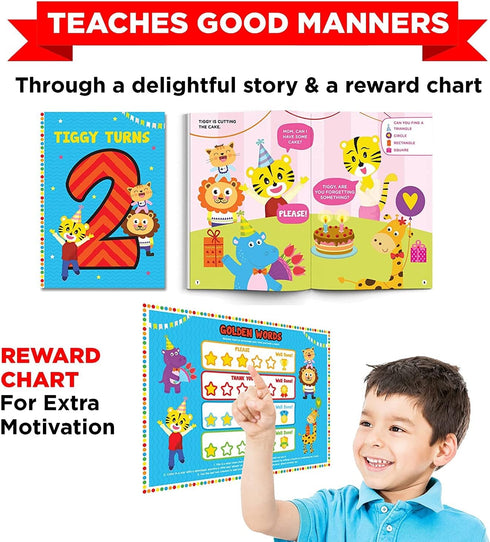 2 2 (1 Set) Learnabee Toys for Year Old Boys/Girls | Gift for Year Old Kids | Board Books and Fun Activities |Learning