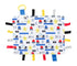 The Learning Lovey Police Baby Tag Security Blanket, Sensory Toy
