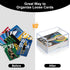 10-Pack 100-Count Deck-Case Card-Box, 2 Piece Trading Card Storage Box for Gaming, Sports, Baseball, Playing Cards