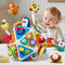 Vanvimen 20-in-1 Toddler Busy Board Activity Cube Toys, Montessori Toy for 1