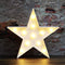 LED Marquee Star Sign Night Light, Battery Operated Star Shaped Desk Lamp for Kids, Nursery Room Decor