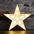 LED Marquee Star Sign Night Light, Battery Operated Star Shaped Desk Lamp for Kids, Nursery Room Decor