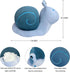7.8 Inch) MUPI Snail Plush Pillow Toy Cute Stuffed Animal Snail Plush Kawaii Soft Decor Plushies Doll Gifts for Adults