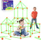 Fort Building Kit for Kids - 100 Pcs Glow in The Dark Creative STEM Toys for Indoor Outdoor Fun, Ages 5-10