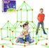 Fort Building Kit for Kids - 100 Pcs Glow in The Dark Creative STEM Toys for Indoor Outdoor Fun, Ages 5-10