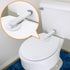 Baby Toilet Lock by Wappa Baby - 9"L x 4"W, Easy Installation with 3M Adhesive, White (1 Pack)