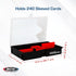 BCW Prime X4 Gaming Box: Playing Card Storage Box for Decks and Game Accessories, Includes Removable Dividers and Dice