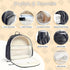 Backpack 180 Backpack 23"*14"Changing 2*Insulated Small Diaper with Opening, Small Diaper Bag with Pad, Pockets