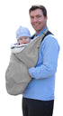 Grey Snuggle Cover for Babies - Water Repellent Fleece Lined