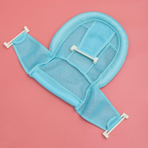 Comfortable Adjustable Bath Seat - Blue with Random Button Colors