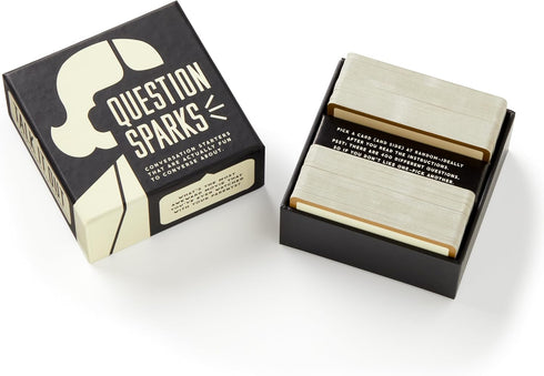 Brass Monkey - Question Sparks - Social Party Game with 200+ Unique Conversation Starter Cards